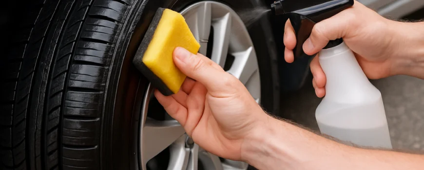 چگونه لاستیک را براق کنیم